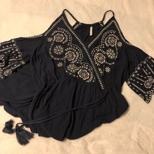 Flowy designed dress